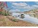 Private lake access with dock and stunning water views at 110 Fern Haven Ln, Mooresville, NC 28117