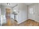 Clean kitchen with stainless steel appliances and ample counter space at 13446 Idlefield Ln, Matthews, NC 28105