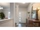 Bright entryway with hardwood floors and a decorative console table at 200 Fostoria Pl # 78A, Albemarle, NC 28001