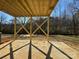 The partially constructed patio is shaded with natural surroundings at 200 Fostoria Pl # 78A, Albemarle, NC 28001