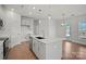 Spacious kitchen with an island, stainless steel dishwasher and other appliances, with light from the doors and windows at 2234 Millennium Dr # 84, Lancaster, SC 29720