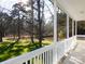 Relaxing front porch overlooking a wooded yard at 2270 Charlotte Hwy, York, SC 29745