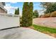 Private backyard patio with white fence at 310 Rose Garden Ct, Rock Hill, SC 29732