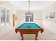Billiards room with a large window for natural light at 1716 Funny Cide Dr, Waxhaw, NC 28173