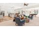 Open living room featuring a bar, foosball table and billiards table at 1716 Funny Cide Dr, Waxhaw, NC 28173