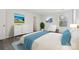 Bright bedroom with white walls, stylish decor, a comfortable bed, and a window overlooking the outdoors at 282 New Salem Rd, Statesville, NC 28625