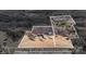 House and expansive lot aerial view at 2351 Hudspeth Rd, Catawba, NC 28609