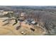 Aerial view of property and surrounding landscape at 2351 Hudspeth Rd, Catawba, NC 28609