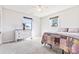 Bedroom with carpeted floor, dresser, and patchwork quilt at 2351 Hudspeth Rd, Catawba, NC 28609