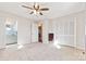 Bedroom with carpet, double doors to en-suite bathroom, and large closet at 2351 Hudspeth Rd, Catawba, NC 28609