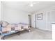 Bedroom with carpet, ceiling fan and large closet at 2351 Hudspeth Rd, Catawba, NC 28609