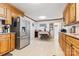 Kitchen with wood cabinets and granite counters at 2351 Hudspeth Rd, Catawba, NC 28609