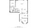Downstairs floor plan with living spaces labeled with dimensions at 7108 Kinley Commons Ln, Charlotte, NC 28278