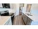 Modern kitchen island with stainless steel appliances at 1345 Morehead Dr, Salisbury, NC 28144