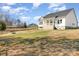 Backyard view of the home showcasing a porch area and expansive green space at 267 Triple Ponds Ct # 11, Clover, SC 29710