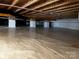 View of crawlspace featuring encapsulated floor with white moisture barrier for protection at 267 Triple Ponds Ct # 11, Clover, SC 29710