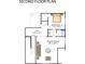 Second floor plan showing bedroom, loft, and bonus room layouts and dimensions at 267 Triple Ponds Ct # 11, Clover, SC 29710