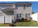 A fenced backyard with a patio and shed provides a private outdoor living space at 3000 Misty Harbor Cir # F, Cramerton, NC 28032