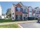 Charming townhome features a brick facade, complemented by a lush lawn and welcoming curb appeal at 3000 Misty Harbor Cir # F, Cramerton, NC 28032