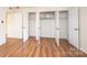 Spacious bedroom closet with adjustable shelving at 123 23Rd Nw St # E, Hickory, NC 28601
