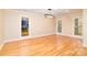 Spacious dining room with hardwood floors and large windows at 3804 Singletree Rd, Mint Hill, NC 28227