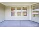 Covered patio featuring three large windows that provide plenty of natural light at 127 Jentri Way, Mooresville, NC 28115