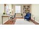 Bright, modern office space with built-in bookshelf and comfortable seating at 2221 Hartwell Ln, Fort Mill, SC 29707