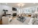 Bright living room with hardwood floors, fireplace, and stylish furnishings at 1081 Evergreen Cir, Rock Hill, SC 29732