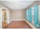 Living room with hardwood floors and view of hallway at 317 W Main St, Marshville, NC 28103