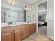 Double vanity bathroom with large mirror and access to the bedroom at 1419 Imperial Court Imperial Ct, York, SC 29745
