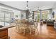 Open dining area with hardwood floors and views to living room at 1419 Imperial Court Imperial Ct, York, SC 29745