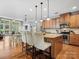 Kitchen island with seating and view into living area at 1419 Imperial Court Imperial Ct, York, SC 29745