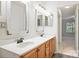 Primary bathroom with double sink vanity at 14922 Deshler Ct, Charlotte, NC 28273