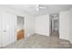 Bright bedroom with carpet flooring and access to bathroom at 14922 Deshler Ct, Charlotte, NC 28273