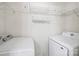 A laundry room with a washing machine and a dryer at 14922 Deshler Ct, Charlotte, NC 28273