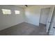 This room has a ceiling fan and light fixture, plus 2 awning windows, and is freshly painted at 16425 Grapperhall Dr, Huntersville, NC 28078
