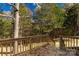 View from deck showcases a private wooded backyard at 1100 Turkey Creek Ridge Rd, York, SC 29745