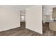 Open dining area with hardwood floors and access to kitchen at 1100 Turkey Creek Ridge Rd, York, SC 29745