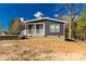 Gray sided home with a front porch and stairs at 1100 Turkey Creek Ridge Rd, York, SC 29745