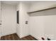 Laundry area with built-in shelving at 1100 Turkey Creek Ridge Rd, York, SC 29745