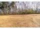 Large backyard with sparse foliage, offering ample space for outdoor activities at 1300 Eddie St, Gastonia, NC 28054