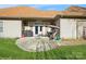 Spacious backyard patio with seating and grill area at 1808 Wilton Gate Dr, Charlotte, NC 28262