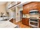 Well-designed kitchen featuring granite countertops and stainless steel appliances at 21315 Blakely Shores Dr, Cornelius, NC 28031