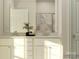 Double vanity bathroom with a shower and mirror at 4499 Potters Wheel Dr, Fort Mill, SC 29715