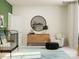 Bedroom featuring a crib, dresser, and comfortable armchair at 4499 Potters Wheel Dr, Fort Mill, SC 29715