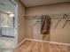 Large walk-in closet with plenty of hanging space at 123 Dogwood Grove Pl, Troutman, NC 28166