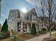 Two-story home exterior with gray siding and front porch at 946 Emory Ln, Fort Mill, SC 29708