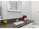 Bathroom vanity with countertop and mirror at 1637 Sumner Dr, Rock Hill, SC 29732