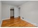 Hardwood floor bedroom with a closet and neutral walls at 2930 W Innes St, Salisbury, NC 28144