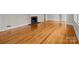 Hardwood floors and fireplace in the living room at 2930 W Innes St, Salisbury, NC 28144